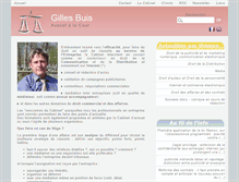 Tablet Screenshot of buis-avocat.fr